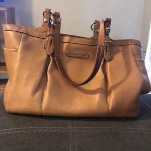 Coach leather handbag